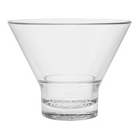 Tossware Reserve Go-To 8 oz. Tritan™ Plastic Stemless Martini Glass - 24/Case