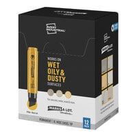 Avery® Marks-A-Lot UltraDuty XL 18mm Black Chisel Tip Industrial Permanent Marker 29866 - 12/Box