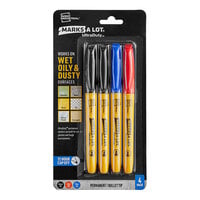 Avery® Marks-A-Lot UltraDuty Multi-Colored Bullet Tip Industrial Permanent Marker 29848 - 4/Pack