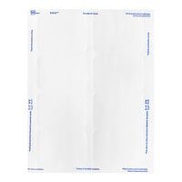 Avery® 2 1/8" x 3 3/8" Blank White Double-Sided Laser Printable ID Card - 80/Pack