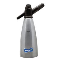 Whip-It Stainless Steel Soda Siphon with Black Head DS-Sda-L05-01S
