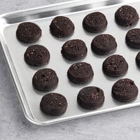 Otis Spunkmeyer Delicious Essentials Preformed Whole Grain Chocolate Brownie Cookie Dough 1.5 oz. - 240/Case