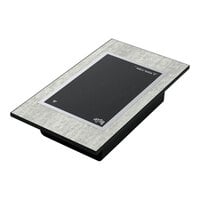 Bon Chef NX-14-R-B Nexus 31 1/2" x 17 3/4" 1/4 Size Concrete / Black Table Top with Radiant Heat - 1000W, 120V
