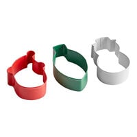 Wilton 3-Piece Metal Holiday Cookie Cutter Set 191010646