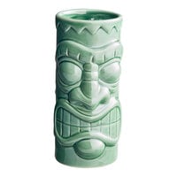 Acopa 21 oz. Green Ceramic Tiki Mug - 12/Case