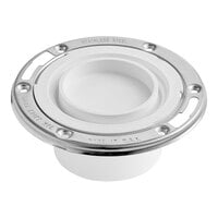 Sioux Chief 884-PTM 884 Series 3" One-Piece PVC Flush-Fit Knockout Water Closet Flange with Stainless Steel Swivel Ring