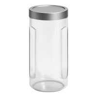 Anchor Hocking Securelock Gripper 2.5 Qt. Stackable Glass Jar with Threaded Lid 13872 - 4/Case