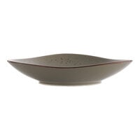 International Tableware Splash 32 oz. Green Smoke Triangular Stoneware Vegetable / Serving Bowl - 12/Case