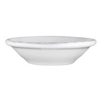 International Tableware Provincial 5 oz. Sponged Blue Porcelain Fruit Bowl - 36/Case