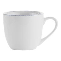 International Tableware Provincial 8 oz. Sponged Blue Porcelain Cappuccino Cup - 36/Case