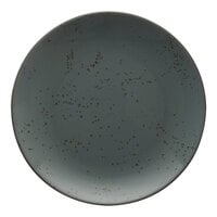 International Tableware Splash 8 1/8" Lunar Blue Stoneware Coupe Plate - 24/Case