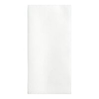 Lavex White Customizable Linen-Feel 1/4 Fold Guest Towel 8"x 17" - 600/Case