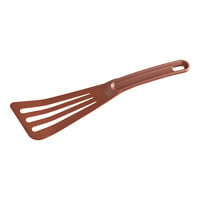 Mercer Culinary M35110BR Hell's Tools® 12" Brown High Temperature Slotted Turner / Spatula