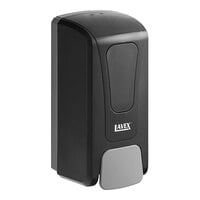 Lavex 34 fl. oz. (1,000 mL) Black Manual Foaming Soap / Sanitizer Dispenser