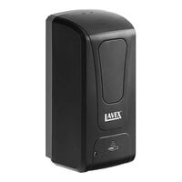 Lavex 34 fl. oz. (1,000 mL) Black Automatic Liquid Soap / Sanitizer Dispenser