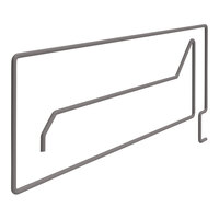 Wanzl Wire Tech 100 18" x 3" Shelf Divider for Wire Shelf WTDV18-3