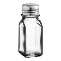 Choice 2 oz. Square Salt and Pepper Shaker - 12/Case