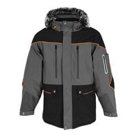 RefrigiWear PolarForce Black / Charcoal Parka Jacket
