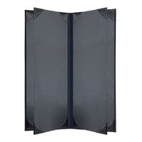 H. Risch, Inc. Oakmont Blue 6-Panel Menu Cover with Album Style Corners