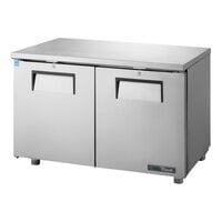 True TUC-48-C-HC 48 3/8" Compact Undercounter Refrigerator with Two Doors