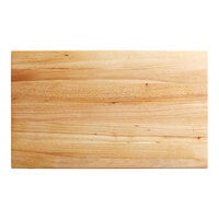 Choice 30 inch x 18 inch x 1 3/4 inch Wood Cutting Board with Rounded Edges