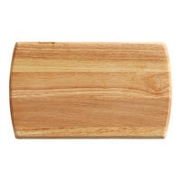 Choice 10" x 6" x 3/4" Wood Cutting Board with Rounded Edges