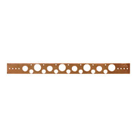 Sioux Chief 521-810 20" Copper-Plated Stub Out Bracket for 1/2", 3/4", and 1" CTS Tubing