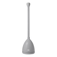 OXO Good Grips 13289500 24" Gray Toilet Bowl Plunger with Caddy
