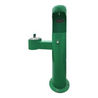 Stern Williams 7700-GR Woodland Green Outdoor Pedestal Bottle Filler and Drinking Fountain - Non-Refrigerated