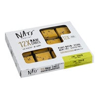 Nats Rawline Plant-Based Vegan Lime and Mango Raw Cake Square 2.3 oz. - 12/Case