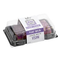 Nats Rawline Plant-Based Vegan Raspberry and Blueberry Raw Cake Square Duo Pack (4.6 oz.) - 12/Case