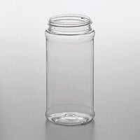 16 oz. Round Clear PET Spice Container - 192/Case