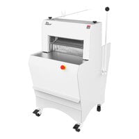JAC DURO 450 Electric Semi-Automatic Feed Bread Slicer - 1/2" Slice Thickness, 17 5/16" Maximum Loaf Length - 120V, 490W