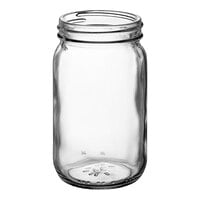8 oz. Glass Mayonnaise Jar - 12/Case