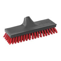 Libman 507 10" Red Floor Scrub Brush Head - 6/Case