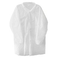 Cordova White Polypropylene Lab Coat with Elastic Wrists - 3X