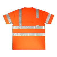 Cordova Cor-Brite Type R Class 3 Hi-Vis Orange Mesh Short Sleeve Safety Shirt with Reflective Tape