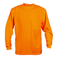Cordova Cor-Brite Hi-Vis Orange Mesh Long Sleeve Safety Shirt