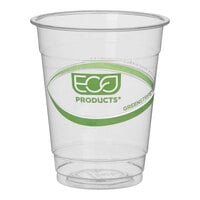 Eco-Products GreenStripe 7 oz. PLA Compostable Plastic Cold Cup - 2000/Case