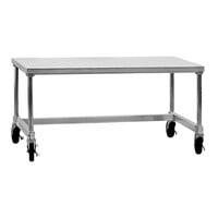 New Age 13048GSC 48" x 30" x 24" Aluminum Mobile Equipment Stand