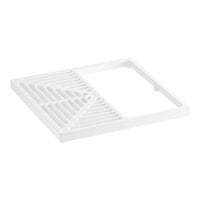 Sioux Chief 861-51 White PVC Open-Half Strainer for 861 Series SquareMax Floor Sinks