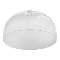 Tablecraft 11 1/8" x 6 1/4" Clear SAN Plastic Dome Cake Cover 11519