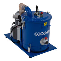 Goodway Technologies 4 Gallon Continuous-Duty Bench-Top Dry Vacuum DV-SV - 230V, 3 Phase