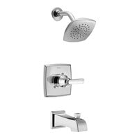 Delta Faucet T14464 Ashlyn 14 Series 1.75 GPM / 6 GPM Chrome Finish Valve, Bath, and Shower Trim Kit with Monitor Pressure Balancing Cartridge