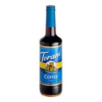 Torani Sugar-Free Coffee Flavoring Syrup 750 mL Glass Bottle