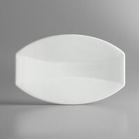 Vollrath 46292 14 1/8" x 9" White Melamine Platter