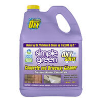 Simple Green Oxy Solve 2310000418233 1 Gallon Concentrated Pressure Washer Concrete and Driveway Cleaner - 4/Case