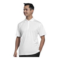 Uncommon Chef Men's Customizable White Short Sleeve Polo Shirt 