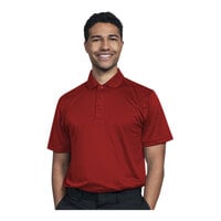 Uncommon Chef Men's Customizable Red Short Sleeve Polo Shirt