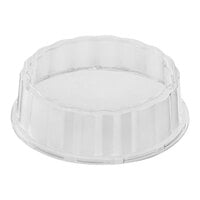 Welcome Home Brands 11 13/16" x 3 1/8" Clear PET Round Plastic Medoro Tray Dome Lid - 50/Case